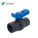 Glue Connection PVC UPVC Octagonal Ball Valve 2 Inch for Water Pipe Threaded Valves