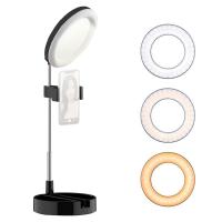 6inch 64PCS 6W Tiktok Ring Lights , Tik Tok Video Maker Stand With Light