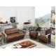 vintage America style 1+2+3 leather home sofa set furniture