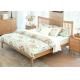 King Size Natural Wood Bedroom Set , Economic Cherry Wood Bedroom Furniture