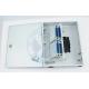 Indoor Cold rolled steel(SPCC)  Wall Mounted Fiber Optic Distribution Box with 4*1:8 PLC Port SC