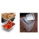 Silver Recycle Disposable Aluminum Foil Food Tray for BBQ Turkey Packaging Grilling