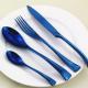 Newto KAYA blue color flatware/colorful cutlery/bluedinnerware