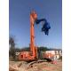 High Efficiency Excavator Mounted Pile Driver Low Vibration Easy Maintenance
