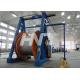 A Type Floor Movable Take Up Cable Spooling Machine Electric Wire Rewinding