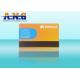 Magnetic Strip Plastic PVC Credit Card With Full Color Printing , Hico And Loco