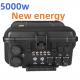 5000W AC Outlet Portable Solar Power Station Emergency Generator Rechargeable Inverter Power Bank with 110V/220V
