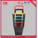 60L Plastic Shopping Trolley Baskets Red Blue Green