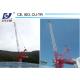 Design for Korean customers 25m Boom Length 6.0ton Max. Load Luffing Jib Tower Crane