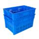 PP Supermarket Vegetable Storage Mesh Crate Plastic Nestable Basket for Fruit Moving