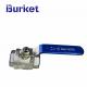 Manual Stainless Steel Threaded type 304 316 1/4-4 Inch 2PC Ball Valve