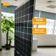450W Frameless Monocrystalline Solar Panel Bifacial 10BB for Residential Energy Storage System