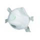 Filtering Respirator FFP3 Face Mask , Air Pollution Protection Mask White Color