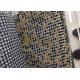 Multi Color Glitter Sequin Mesh Fabric Glass Rhinestone Aluminium For Clothing