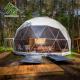 Diameter 9m Large Outdoor 4 People Glamping Dome Tent In Forest