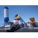 Hopper Lift Ready Mix Concrete Batch Plant Small Mini Portable Stationary 50m3 / H