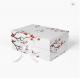 Custom Kids Clothes Packaging Paper Magnetic Fold Gift Box White Large With Ribbon