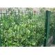 Green Welded Wire Garden Fence Decoration With 1.5-3.0m Width