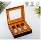High quality luxury golden wine box noble appearance of exquisite workmanship can print the company LOGO