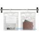 Hanging Storage Bags With Hook, 12.6 X 10 Inches Large Hook Clear Bags, School Supply Kit Book Pouch Classroom