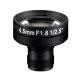 1/2.5 4.5mm 2Megapixel F3.0 M12x0.5 S Mount Non-Distortion IR-CUT Board Lens