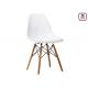 Eames Style Lounge Outdoor Restaurant Chairs Armless Stackable For Outdoor