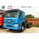 Longer Lifespan HOWO Tractor Truck 420 Hp Euro II Engine RHD For Road Transport