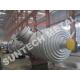 Alloy C-276 Reacting Shell Tube Condenser Chemical Processing Equipment