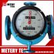 Zero set oval gear flow meter