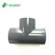 Equal Tee PVC 3 Way for Water Supply Pn16 Customized Request Plumbing Fitting