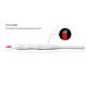 #12 CF Oval White Disposable Manual Tattoo Pen Permanent Makeup Eyebrow Hand Tool