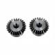 90 Degree Angle Grinder Straight Bevel Gear Teeth Custom 95%-98% Power Transmission