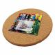 Decorating Round Cork Backed ceramic tiles Placemat Trivets For Hot Dishes Recyclable Durability