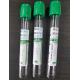 Vacuum Blood Test Vial Lithium Heparin Tube OEM Label 100pcs Pack 1-10ml