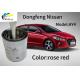 Rose Red Ready Mixed Car Paint Durable Wear Resistant UV Protection