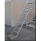 Anti Slip Single Section Aluminium Ladders Scaffolding Ladder For Industrial