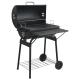 Folding Charcoal Grills Smokeless Outdoor Smoker Traiger with Chrome Plated Finish