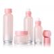 SGS 15ml Pink Cosmetic Glass Bottle