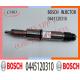 0445120310 With Nozzle DLLA153P1721 Common Rail Fuel Injector D5010222526 For Dongfeng DCI11_EDC7