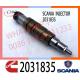 Common Rail Injector 2031835 1933612 2036181 For Scania RDC13A DC16A  Diesel Fuel Injector Nozzle 2031835 2