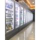 Air Cooling Commercial Upright Freezer / Upright Display Cooler R290 Refrigerant