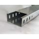 Suspended SS Cable Tray Ventilation / Perforation Groove ISO9001