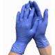 Disposable Blue Nitrile Gloves with Textured Fingertips Powder Free Gloves