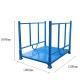 Folding Stacking Fabric Roll Pallet Stillages Cage Pallet Rack For Textile Fabric Roll Warehouse