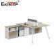 Modern Modular Office Partition Workstation With Filing Storage Cabinet