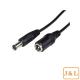 2.1mm x 5.5mm Male to Female DC Power Extension Cable