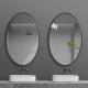 Laminated Tempered Mirror Oval Commercial Mirrors For Bathrooms