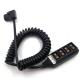 Black D Tap Power Cable Spring Type 1 To 4 For ARRI Camera
