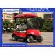 Four Wheel Electric Golf Carts With 2 Rear Seats Powered By 48Volt Free Maintenance Battery 8V*6PCS