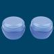 Mushroom Shape Mini Makeup Containers , Cute Blue Cosmetic Bottles Smooth Surface